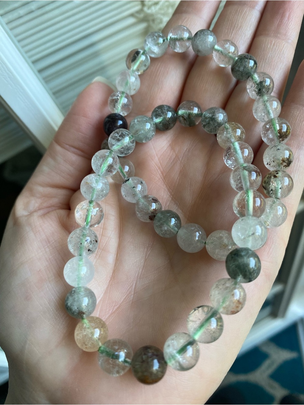 🌿✨ 8mm Brazilian Garden Quartz Crystal Bracelets ✨🌿